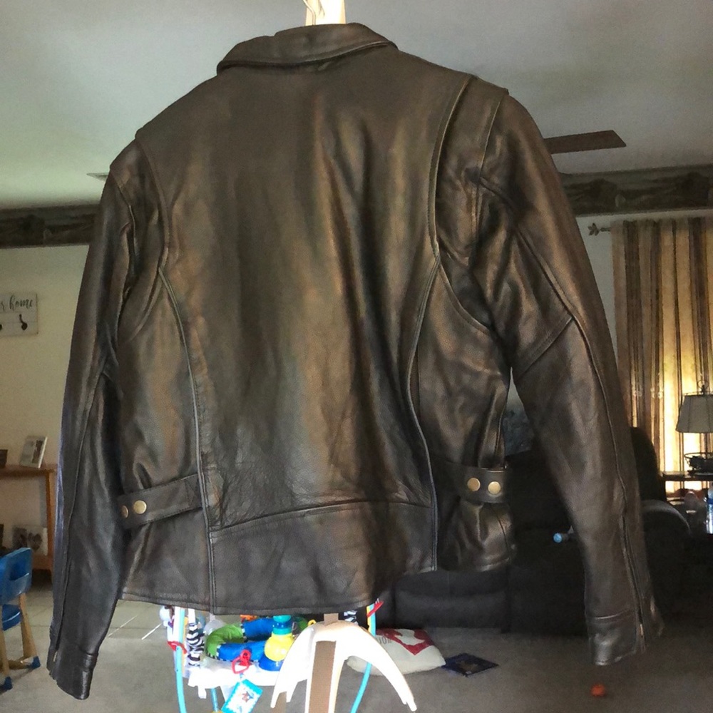 NWOT Ladies Motorcycle Coat - Picture 3 of 3